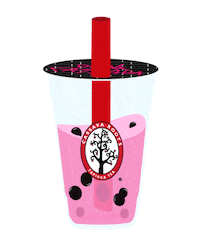 CassavaRoots bubble tea tapioca cassava roots tapioca tea Sticker