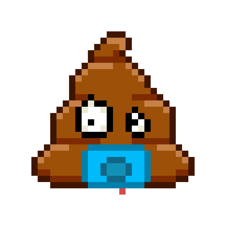 Art Shitting Sticker by Poopies.io