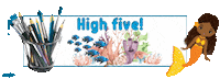 High Five Sticker