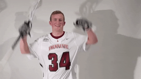 Mens Lacrosse Roll Pards GIF by Lafayette Leopards