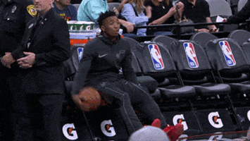 warm up chillin GIF by NBA