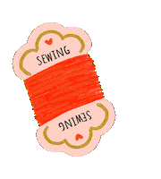 Thread Sewing Sticker by Lise Tailor