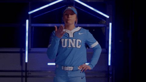 Softball Kiss GIF by UNC Tar Heels