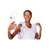 Selfie Glow Sticker by LITTIL