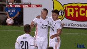 celebrating group hug GIF by USL