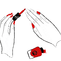 Cruella De Vil Beauty Sticker by Sally Hansen