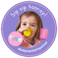 Sippy Cup Sipping Sticker by Babycup