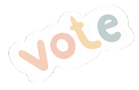 Rainbow Vote Sticker