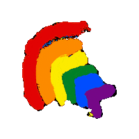 LaCasaDeCarlotaLima love rainbow amor gay Sticker