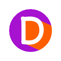 Orange Abc Sticker