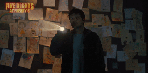 Josh Hutcherson Flashlight GIF by Five Nights At Freddy’s