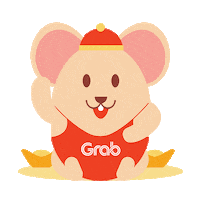 Chinese New Year Mouse Sticker by GrabFoodMY