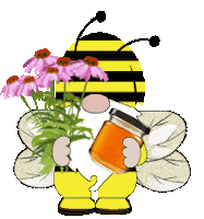 Bumble Bee Honey Sticker