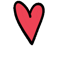 Heart Love Sticker by themomemans