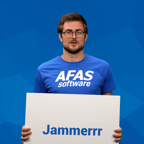 Jammer Helaas GIF by AFAS Software