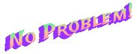 No Problem Sticker by MANGOTEETH