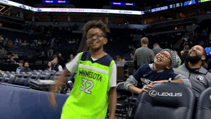 dance wolves GIF by NBA