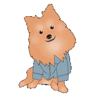 Happy Dog Sticker