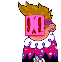 Character Spray Paint Sticker