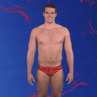 Diving Swimming GIF by SMU Mustangs
