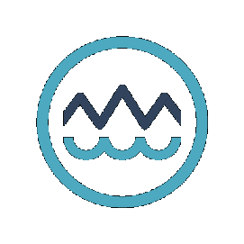 HoweSoundBiosphere giphygifmaker water mountains symbol Sticker