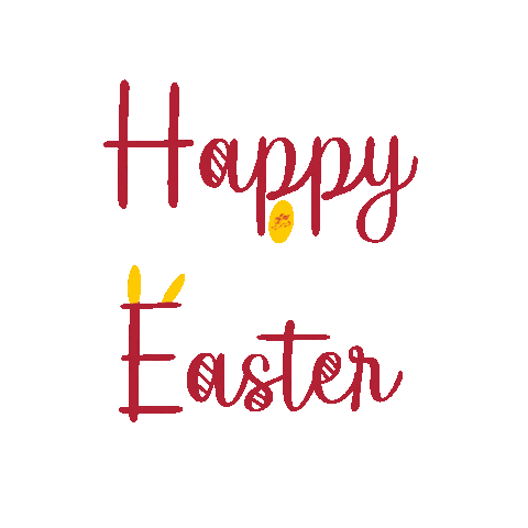 Easter Froheostern Sticker by Marina Di Venezia