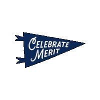 Pennant Merit Sticker by ProperMountainWoman
