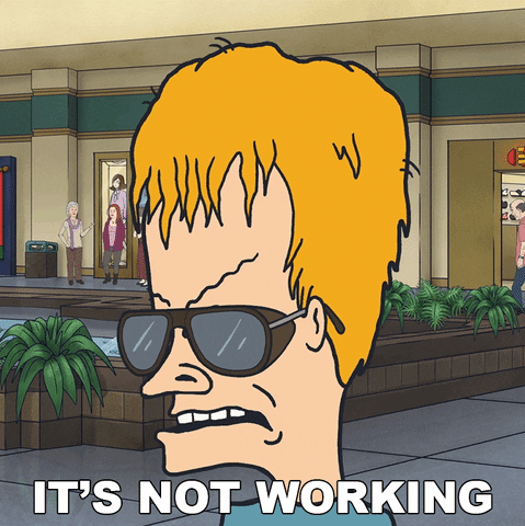 Its Not Working Beavis And Butthead GIF by Paramount+