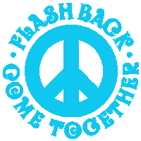 flashbacksalou dance party flower power Sticker