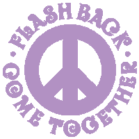 flashbacksalou dance party flower power Sticker