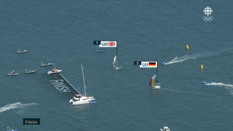 benremocker giphyupload tokyo 2020 close finish peter burling GIF