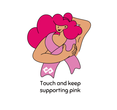 Think Pink Love Sticker by SOFTSWISS