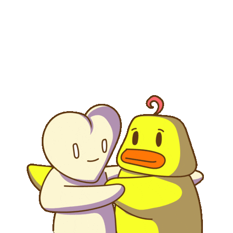 Duck Love Sticker