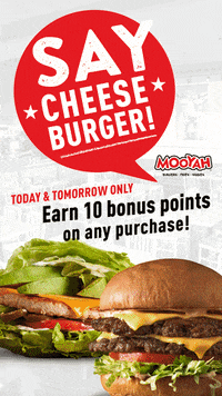 mooyah cheeseburger say cheese mooyah national cheese day GIF