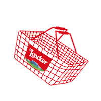 Shopping Basket Sticker by loacker