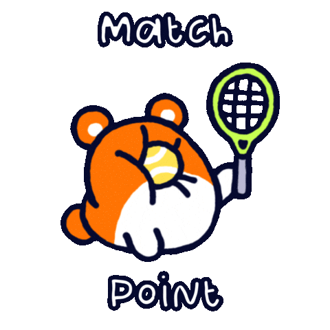 Match Point Sticker Sticker