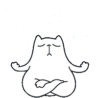 Breathe Deep Breath Sticker by Iconka.com