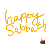 Happy Shabbat Shalom Sticker