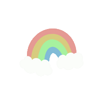 Rainbow Cloud Sticker