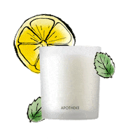 Apotheke-Co gif summer lemon candle Sticker