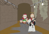 eric cartman gun GIF by South Park 