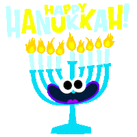 Jewish Hanukkah Sticker