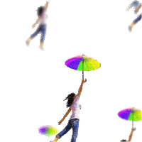 umbrella Sticker by Douglas Schatz