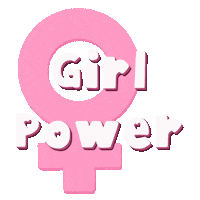 Women Empowerment Girl Sticker by MistyRoseGal