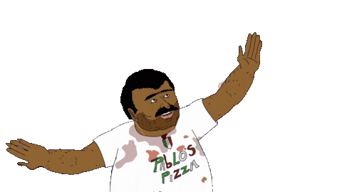 gigisofficiel giphyupload pablo 100problemer pablospizza Sticker