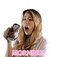 Youtube Morning Sticker by Gladys Seara