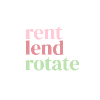 byrotation rent rotate sustainable fashion eco fashion Sticker