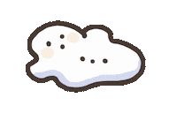 yunyunbox workout snowman melting 운동 Sticker