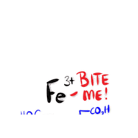 Chemistry Bite Me Sticker