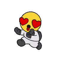 Happy Love It Sticker by Space Riders